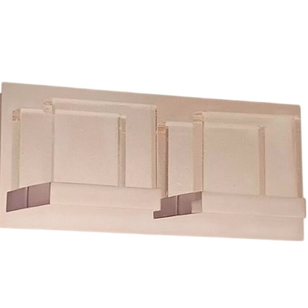 Home Decorators Collection Alberson 2-Light Chrome LED Vanity Light Bar